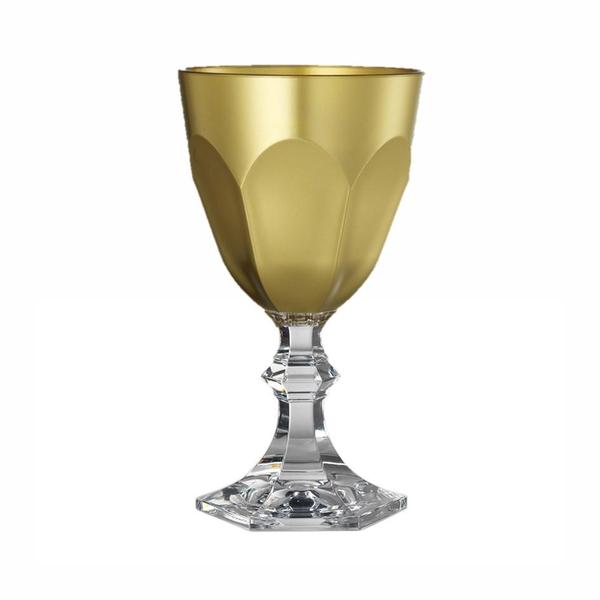 Dolce Vita Water Goblet Set of 6 - Elegant Glass Cups for Wine, Juice & Cocktails - Perfect for Dinner Parties, Weddings & Home Decor