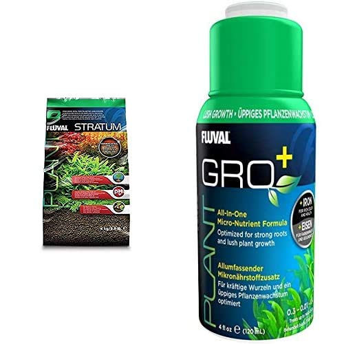 Fluval Aquarium Planting Stratum 8.8lb - Premium Planted Tank Substrate & Aquatic Plant Growth Bundle for Freshwater Fish Tanks | Ideal for Aquascaping, Live Plants & Shrimp Tanks