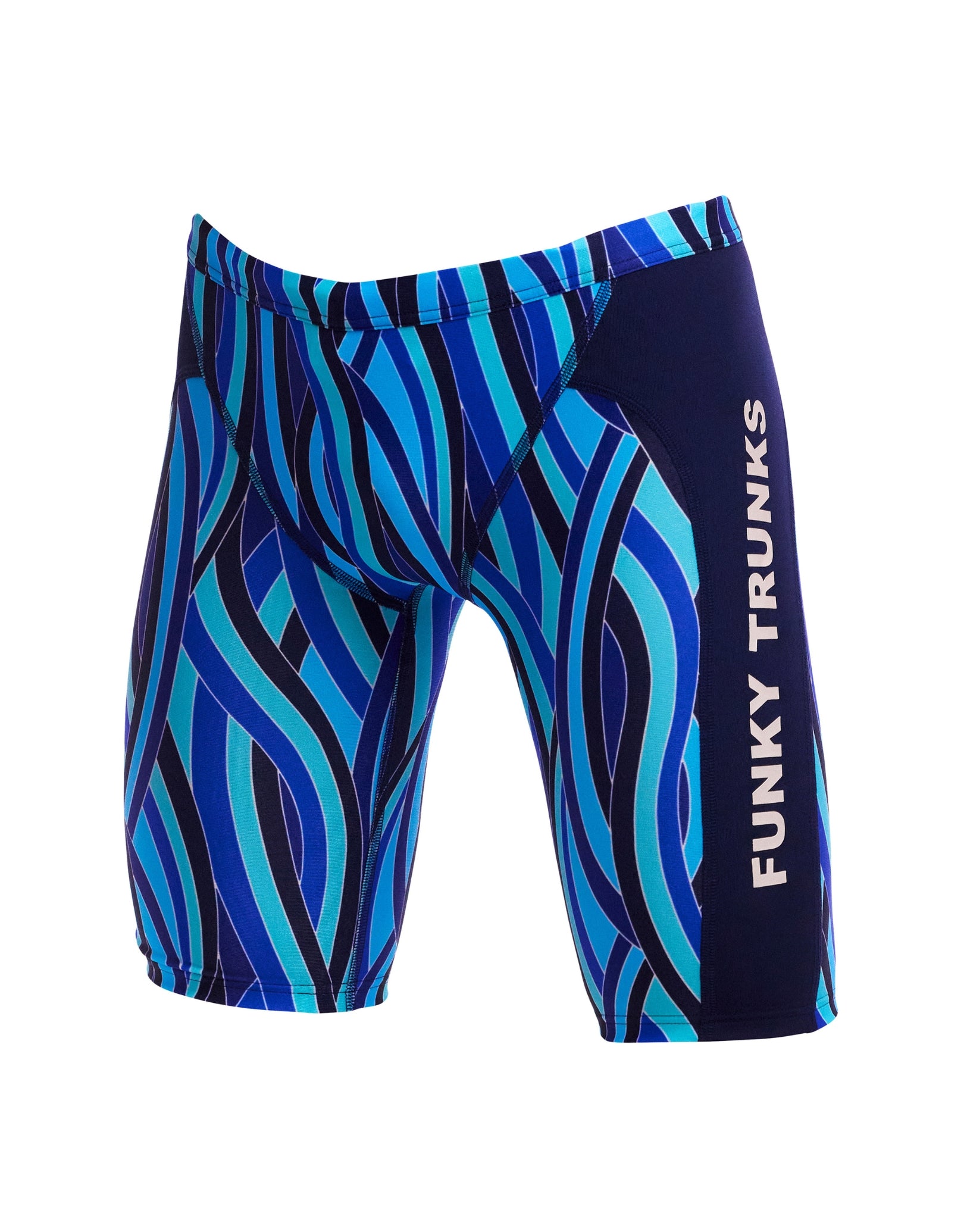 Boys Snorkel Swim Training Jammer - Blue | Fast-Drying Competitive Swimwear for Kids | Perfect for Pool, Beach & Swim Lessons