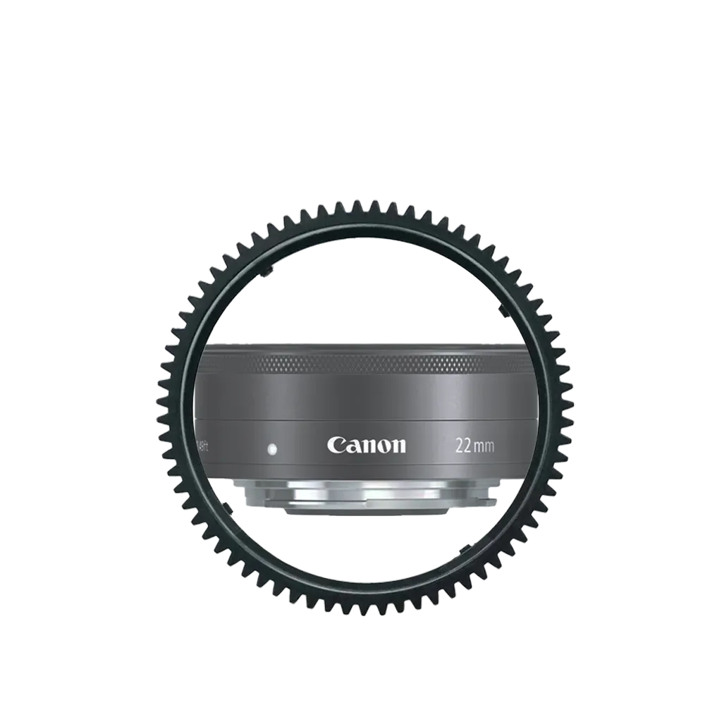 Canon EF-M 22mm F2 STM Lens Hood - Durable Focus Gear for Sharp Photos - Perfect for Travel & Street Photography