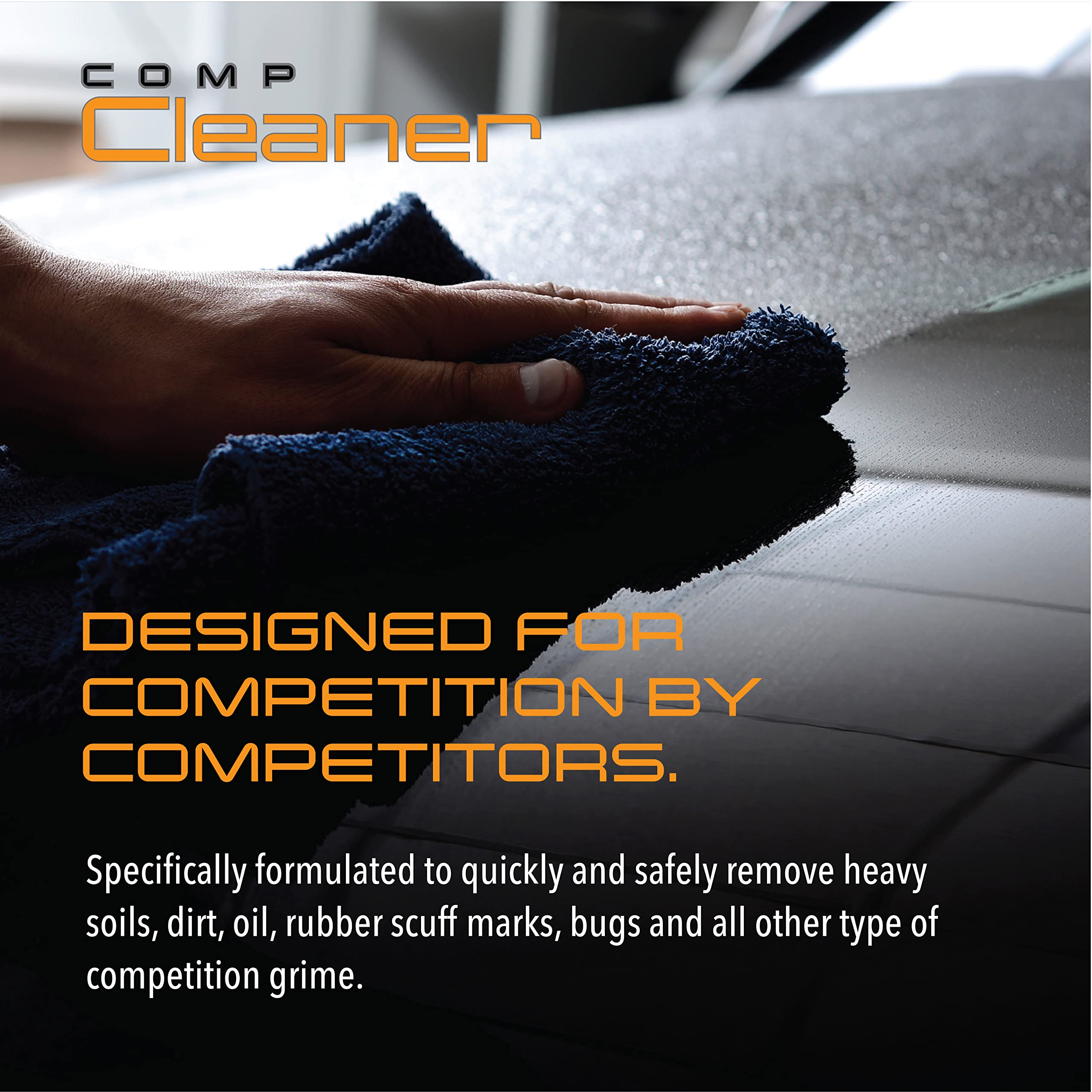 Molecule Competition Cleaner – Heavy Duty Spray & Wipe Solution for Rubber Marks, Oil & Dirt – 1 Gallon – Perfect for Gym Floors, Sports Equipment & Garage Cleaning