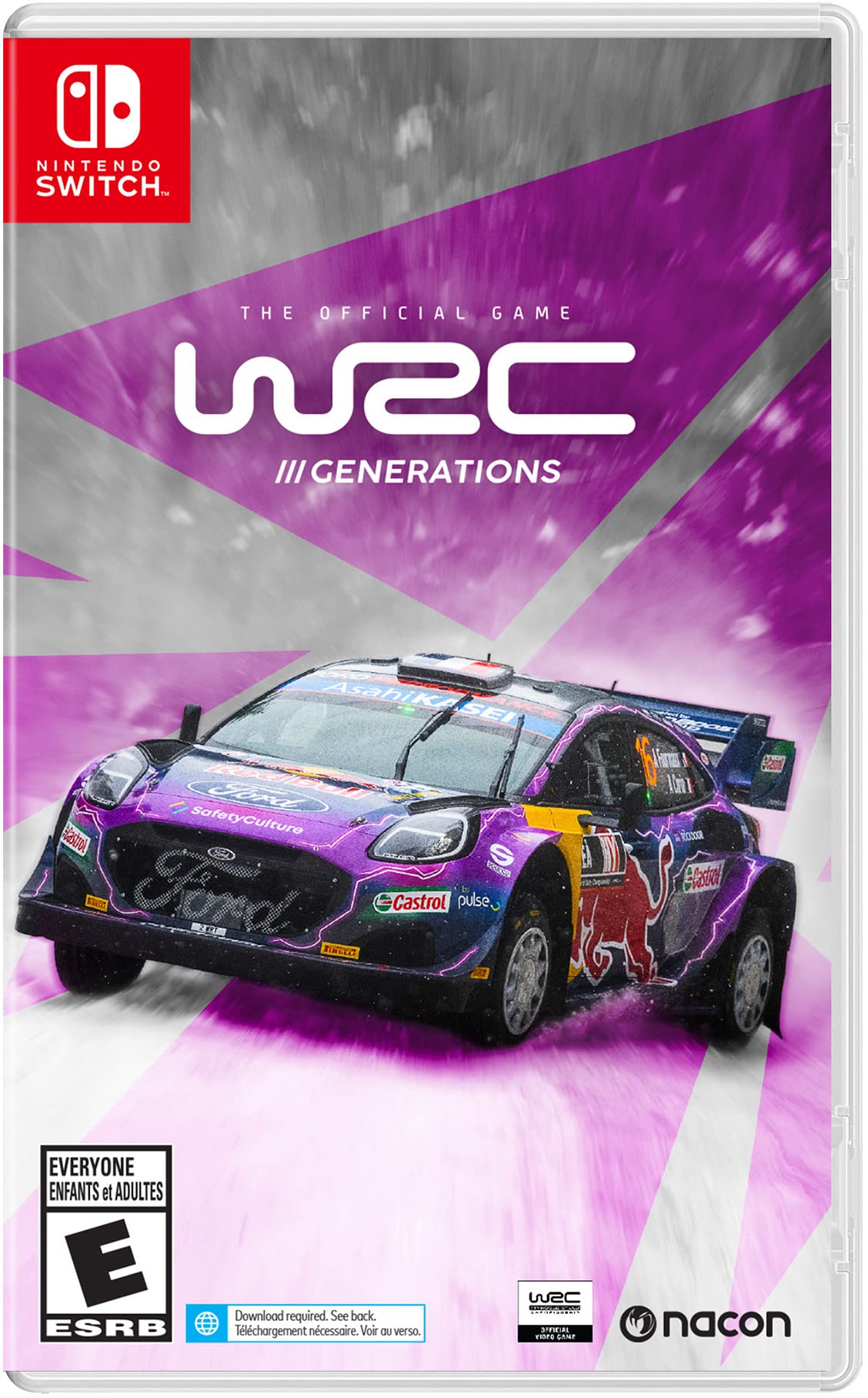 WRC Generations Racing Game for Nintendo Switch - Realistic Rally Simulation & Multiplayer Mode | Perfect for Gaming Enthusiasts & Racing Fans