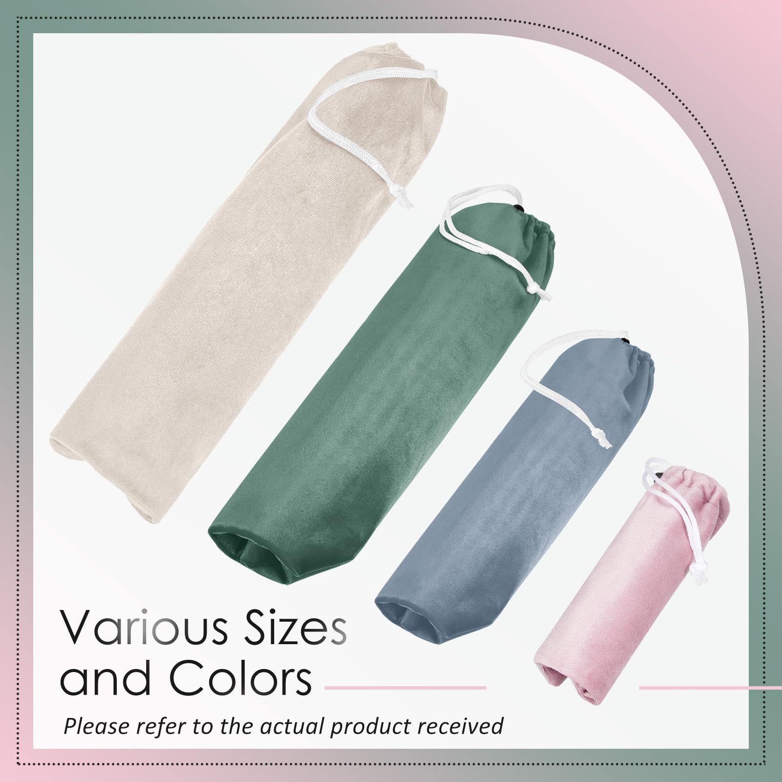 Amylove 4 Pcs Adult Toy Storage Bags - Reusable Drawstring Organizer for Home & Travel