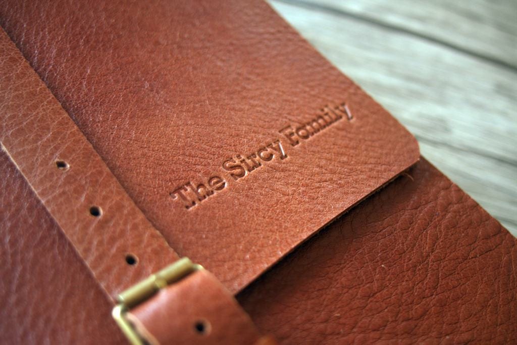 Custom Leather Wedding Guest Book - Elegant & Affordable Keepsake for Bridal Showers, Receptions & Anniversaries