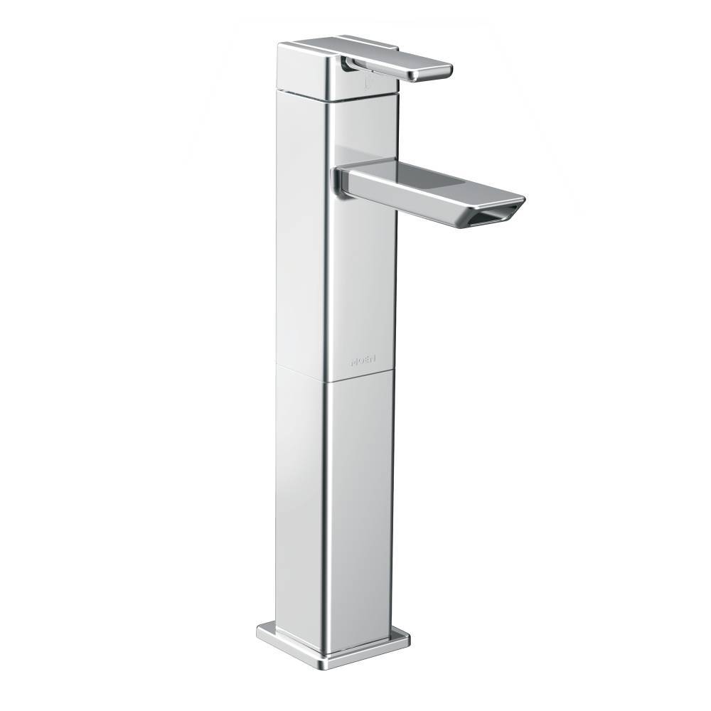 Moen S6711 90-Degree Bathroom Vessel Sink Faucet in Chrome Finish - Perfect for Modern Vanities and Spa-Like Bathroom Upgrades