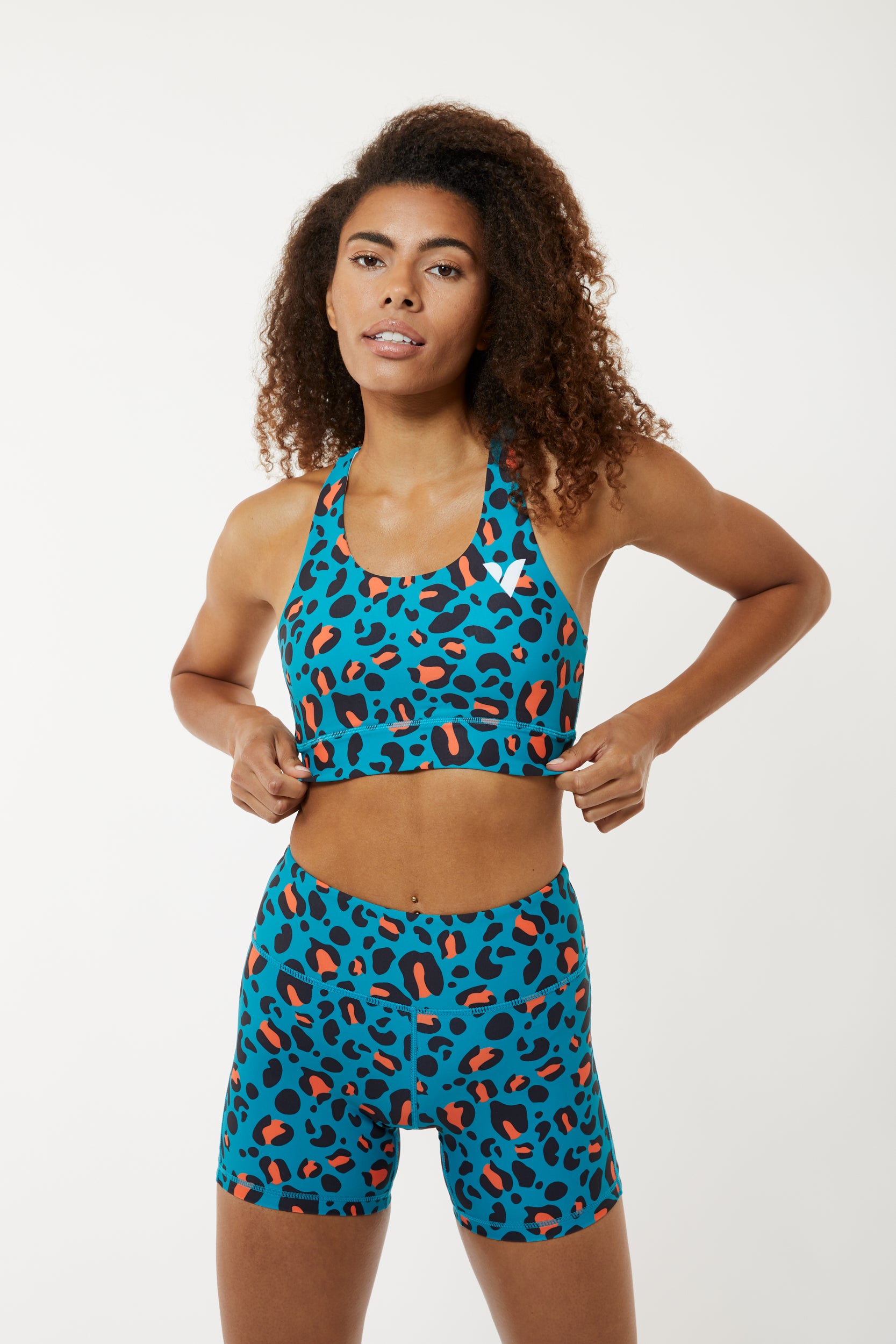 Rumble In The Jungle Sports Bra - High Support Workout Bra for Women - Yoga, Running, Gym & Fitness Activities