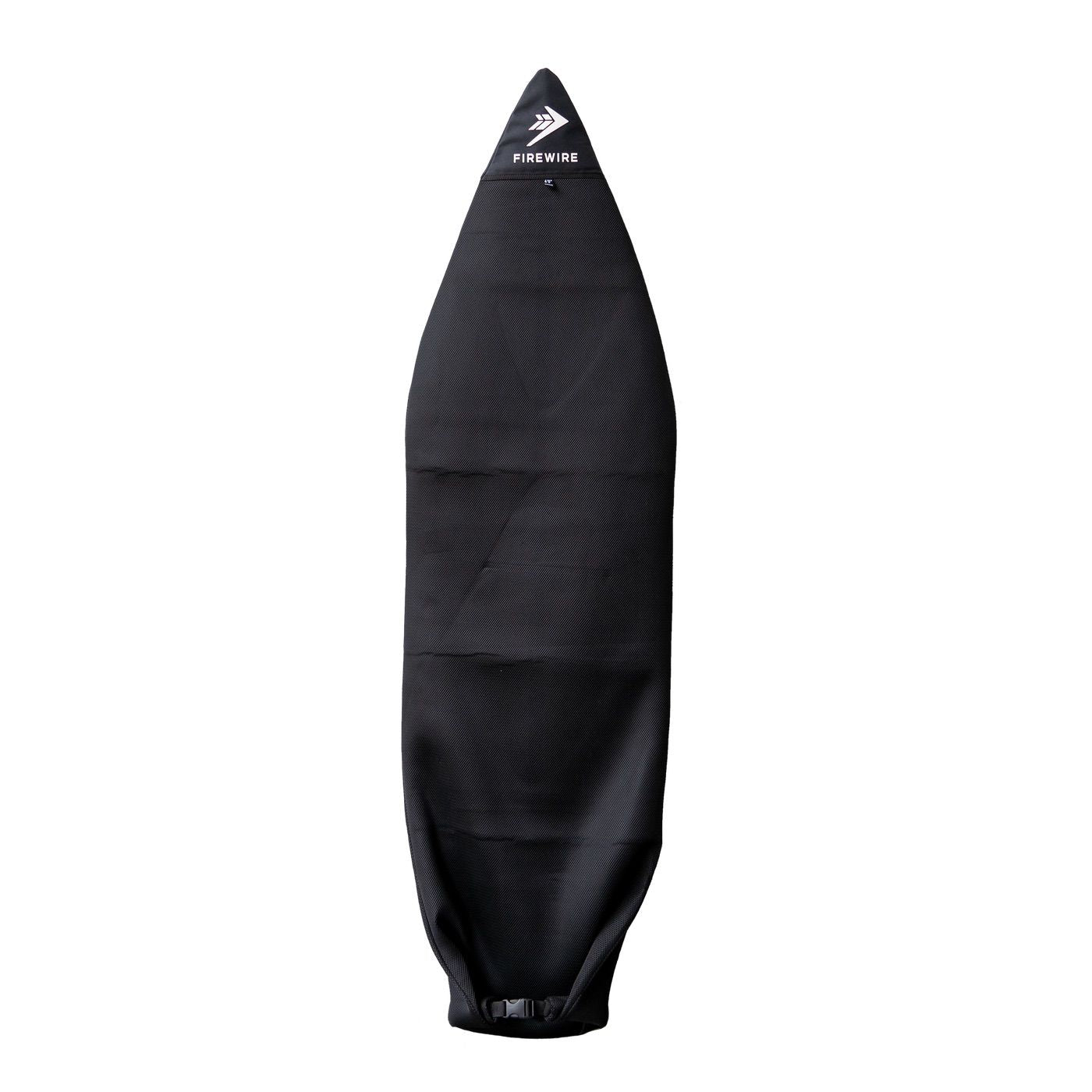 Firewire Black Mesh Board Sock for Shortboards - Durable Surfboard Cover for Protection & Storage - Perfect for Travel & Beach Days