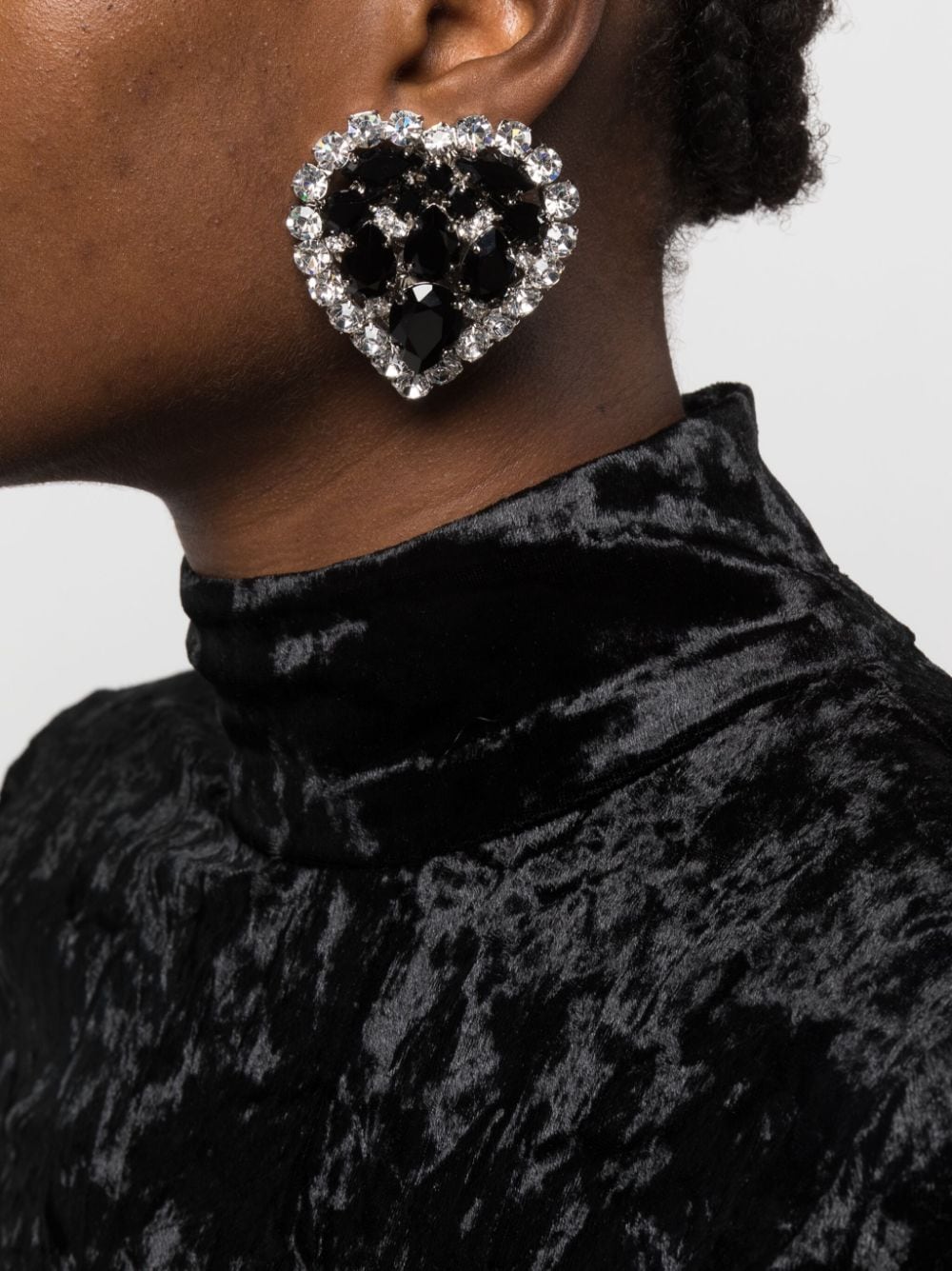 Alessandra Rich Black Bijoux Jewelry - Elegant Statement Necklace for Evening Parties & Special Occasions
