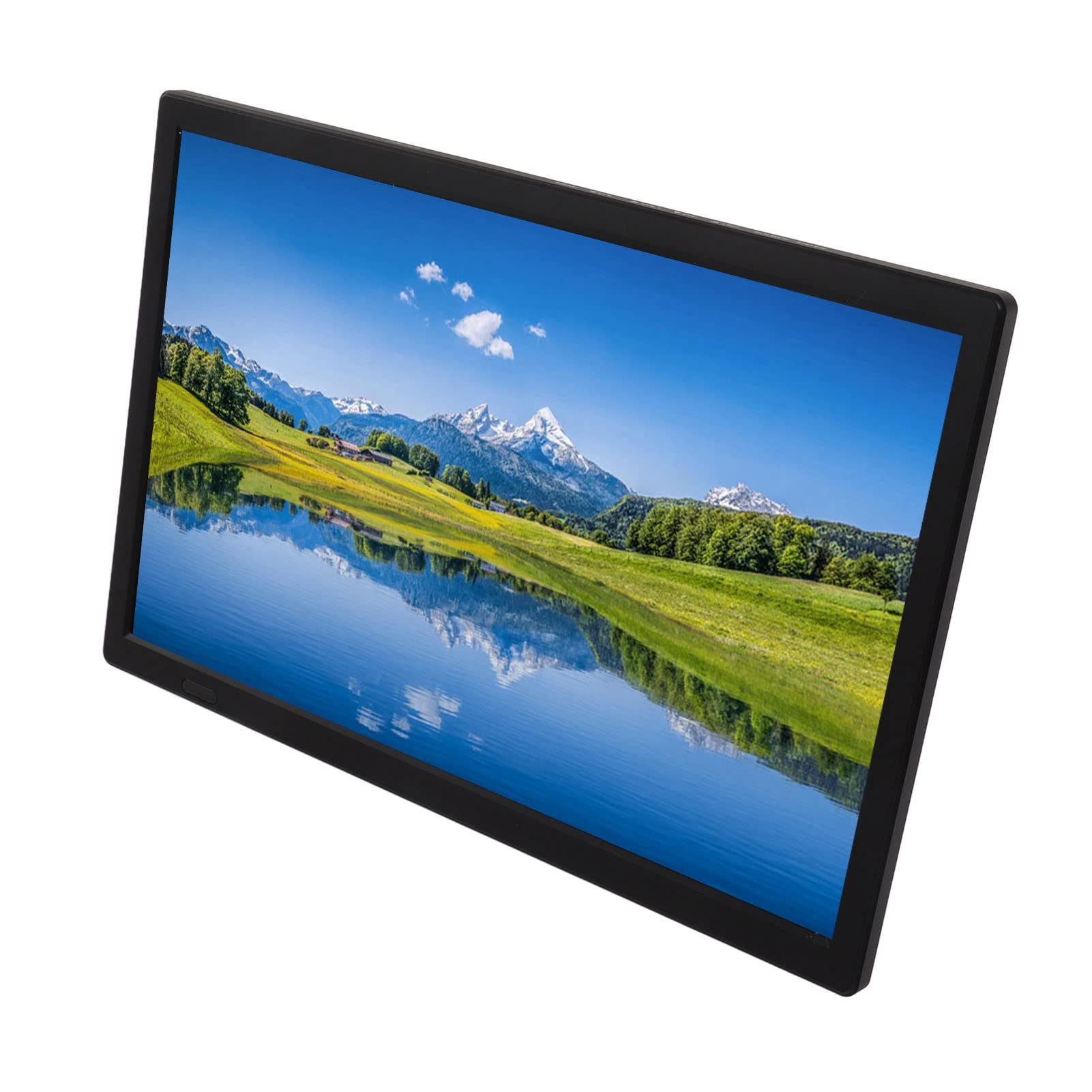 Minifinker Handheld Digital TV Monitor with Radio, 110-220V US Plug, Portable TV with Multi-Input & Stand - Perfect for Outdoor Camping, Travel, and Emergency Use