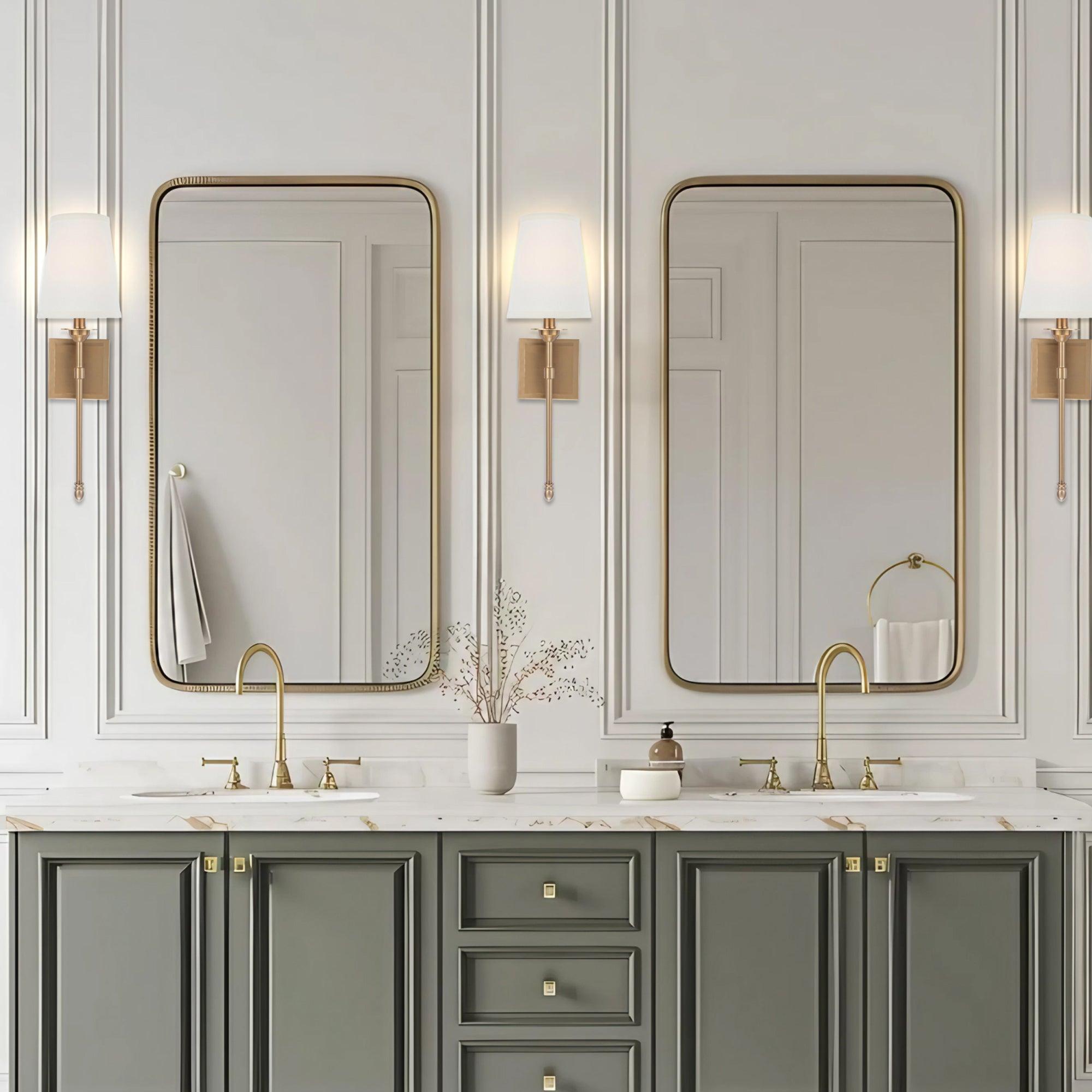 Modern Traditional 1-Light Wall Sconce - Manor Collection - Elegant Indoor Lighting for Living Room, Bedroom & Hallway