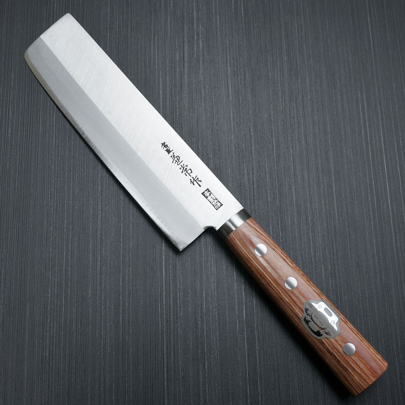 KANETSUNE SHIRO #2 Usuba Nakiri Knife 165mm - Japanese Vegetable Knife for Professional Chefs & Home Cooking - Perfect for Slicing, Dicing & Chopping Vegetables