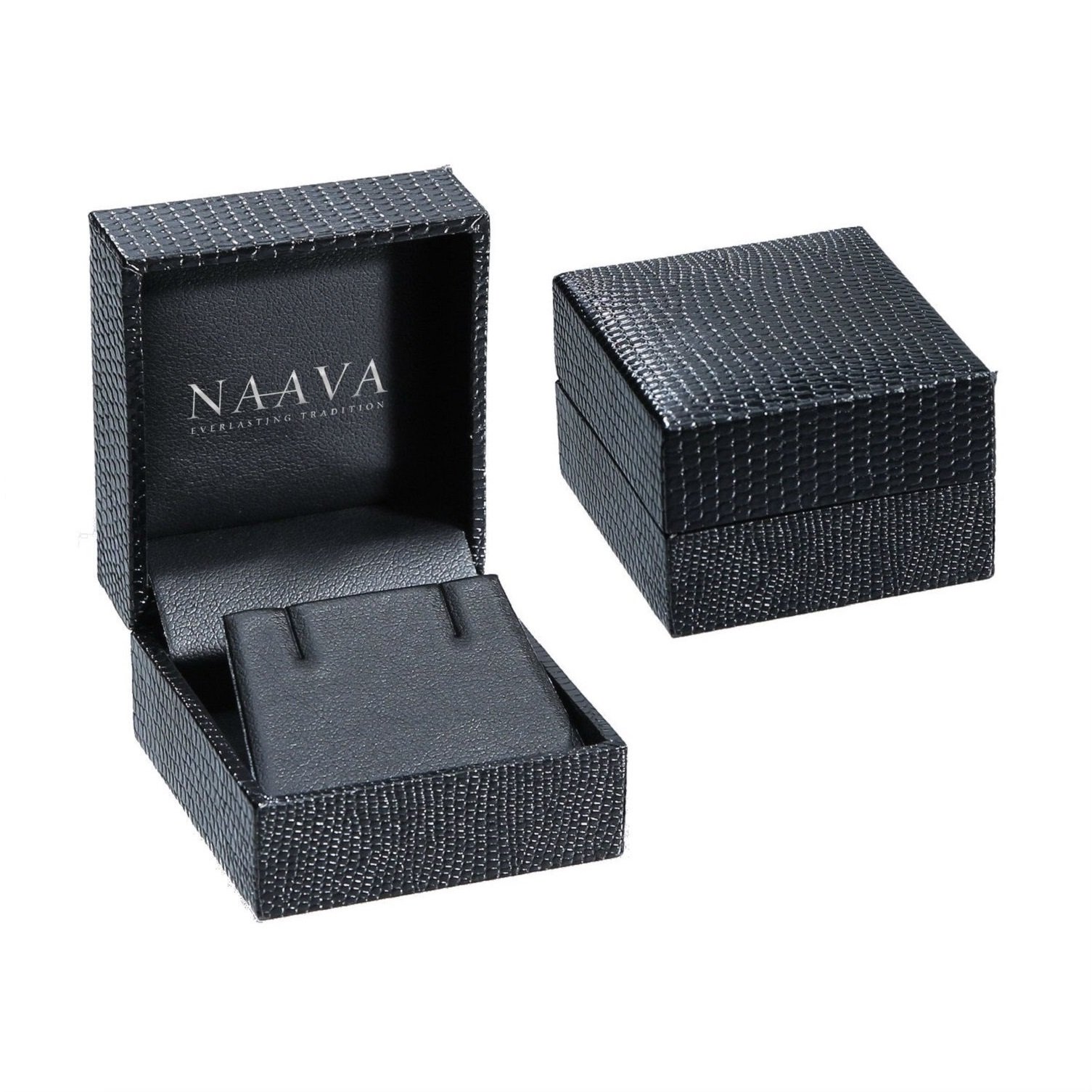 Naava 9ct Gold Diamond Stud Earrings for Women - 0.25ct Round Diamond Cluster Earrings in Gift Box | Elegant Everyday Jewelry, Perfect for Weddings, Anniversaries & Special Occasions