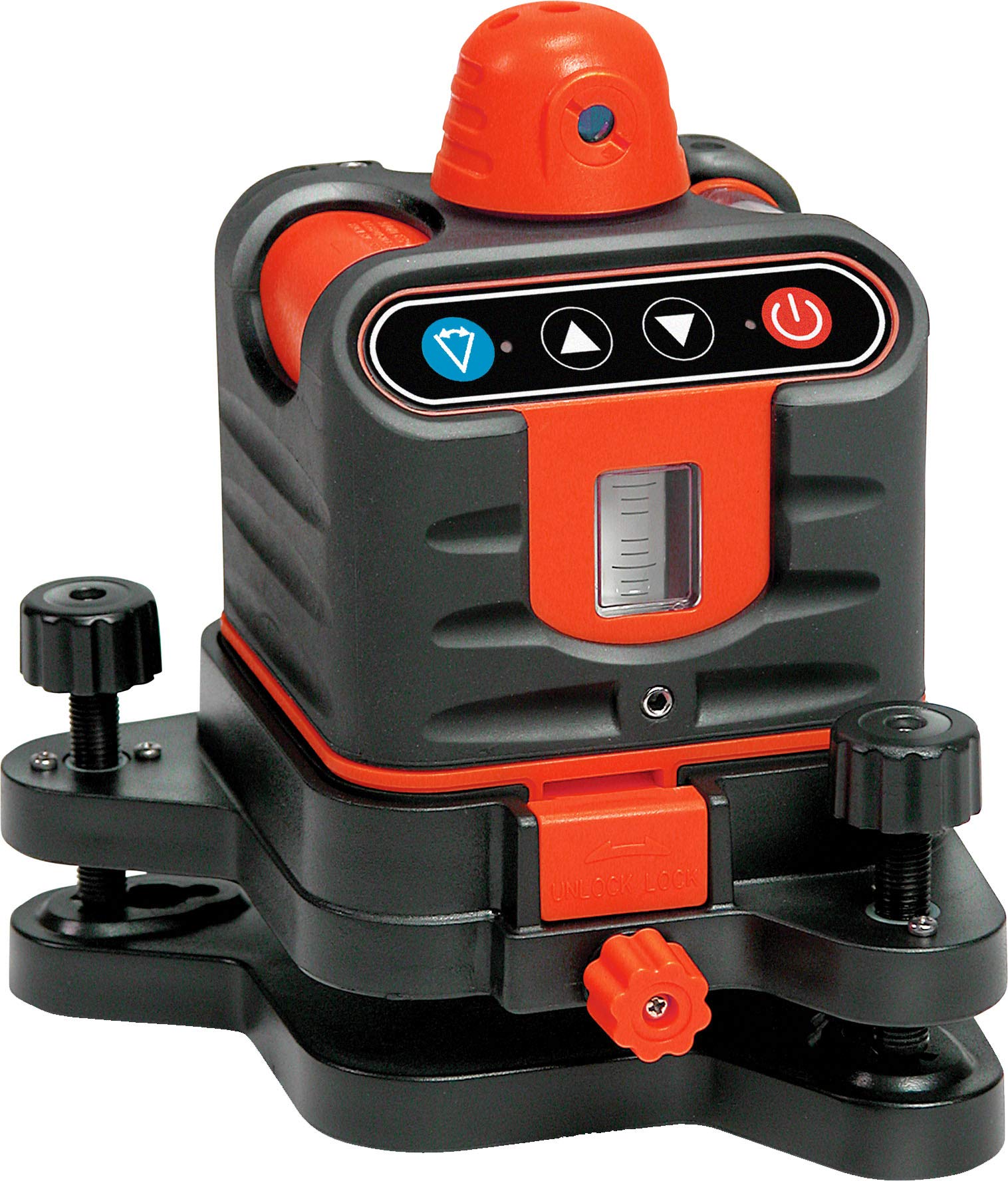 Johnson Level & Tool 40-6502 Self-Leveling Rotary Laser Level - Red Beam, 1 Laser, Large Range - Perfect for Construction, Landscaping & DIY Projects