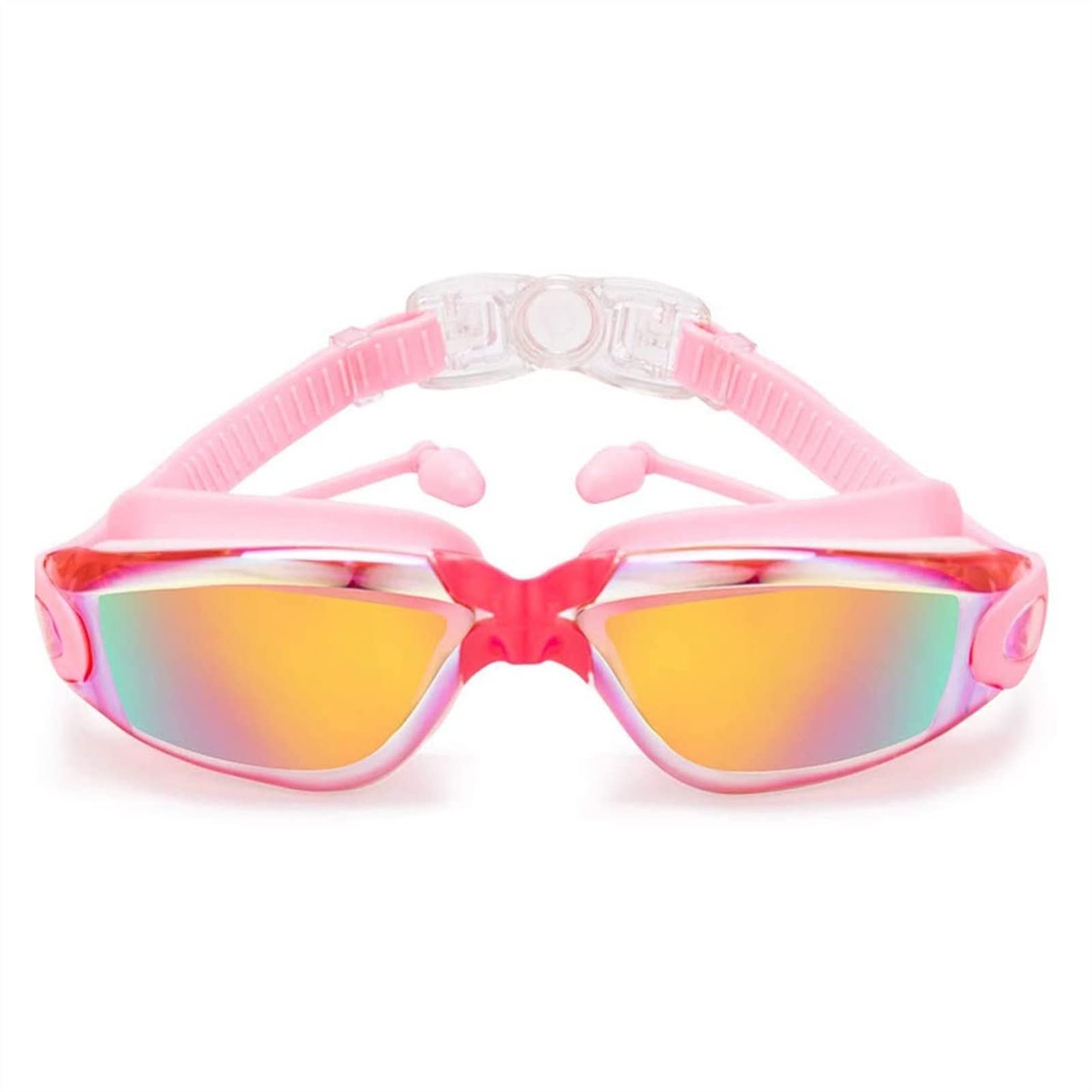 Premium Polarized Anti-Fog Swim Goggles for Men & Women - UV Protection Mirrored Swimming Glasses for Adults - Ideal for Lap Swimming, Triathlon Training & Outdoor Water Sports