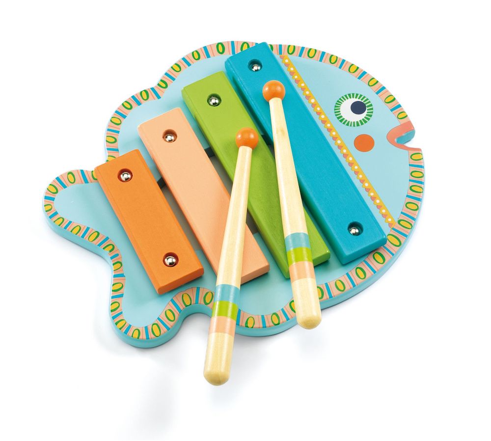 Best Djeco Wooden Xylophone for Kids - Colorful Musical Toy with Mallets - Perfect for Early Childhood Music Education & Playtime