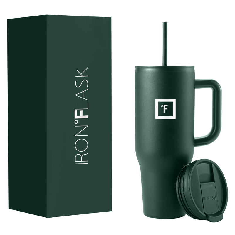 40 Oz Co Pilot Tumbler - Insulated Stainless Steel Travel Mug with Lid & Straw - Keeps Drinks Hot/Cold for Hours - Perfect for Coffee, Tea, Water - Ideal for Travel, Office, Gym & Outdoor Adventures