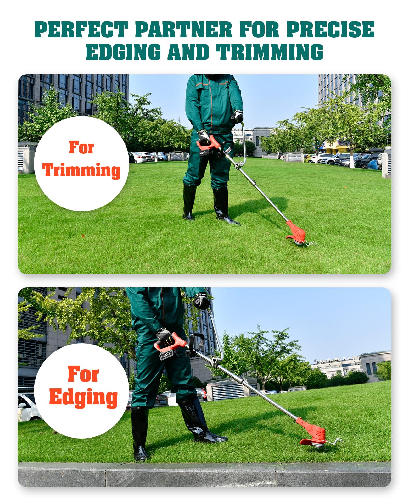 Ergonomic Lawn Trimmer Handle Grip - Durable Weed Eater Handle for Efficient Yard Trimming, Landscaping, and Lawn Care | Perfect for Home Gardens and Professional Use