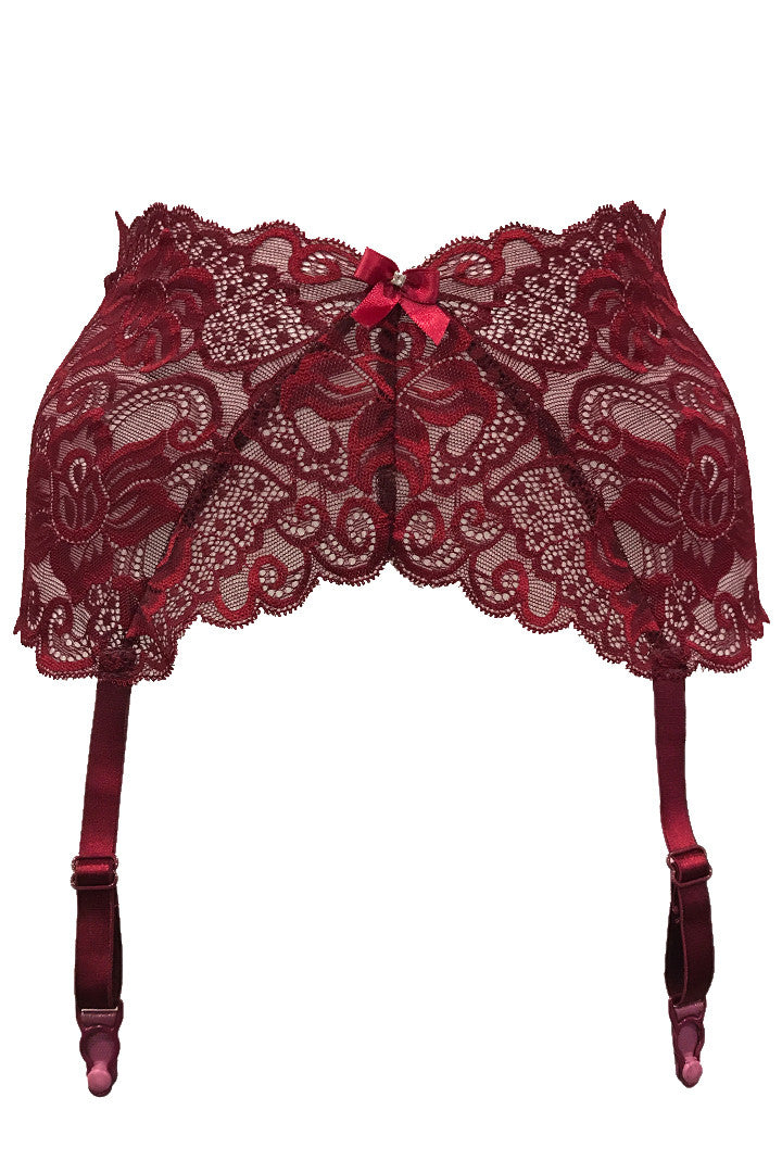 Lee Women's Classic Garter Belt - Adjustable Stretch Lingerie for Weddings, Boudoir & Special Occasions