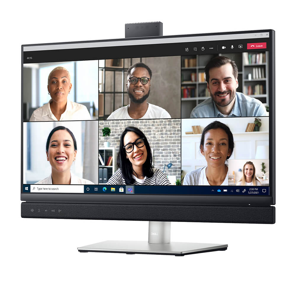 Dell C2422HE 24-inch FHD 1080p Video Conferencing Monitor with Webcam - Perfect for Remote Work, Online Meetings & Home Office Setup
