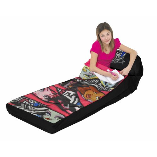 Monster High Inflatable Slumber Bed - Kids Sleepover Party Bed, Halloween Decor, Themed Birthday Gift for Girls | Perfect for Sleepovers, Room Decor & Monster High Fan Collections