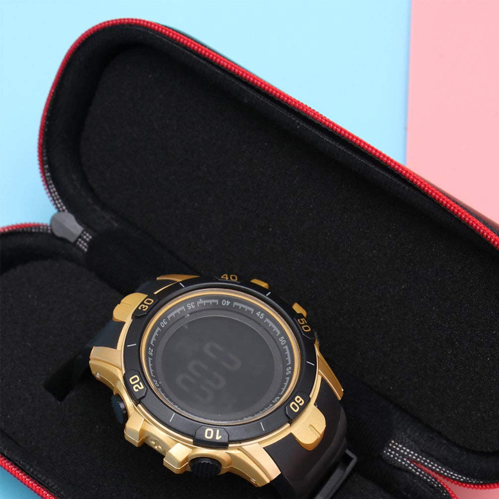 Hemobllo 4-Piece Waterproof EVA Watch Storage Case with Zipper - Durable Watch Organizer Box for Men & Women - Perfect for Travel, Home Display, and Jewelry Collection Protection