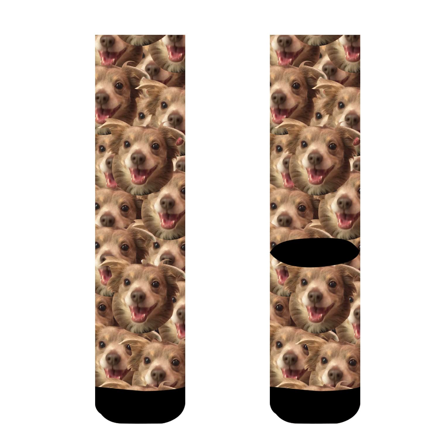 Custom Photo Socks with Your Face - Personalized Dog Socks for Men & Women | Unique Gift Idea for Birthdays, Anniversaries & Pet Lovers