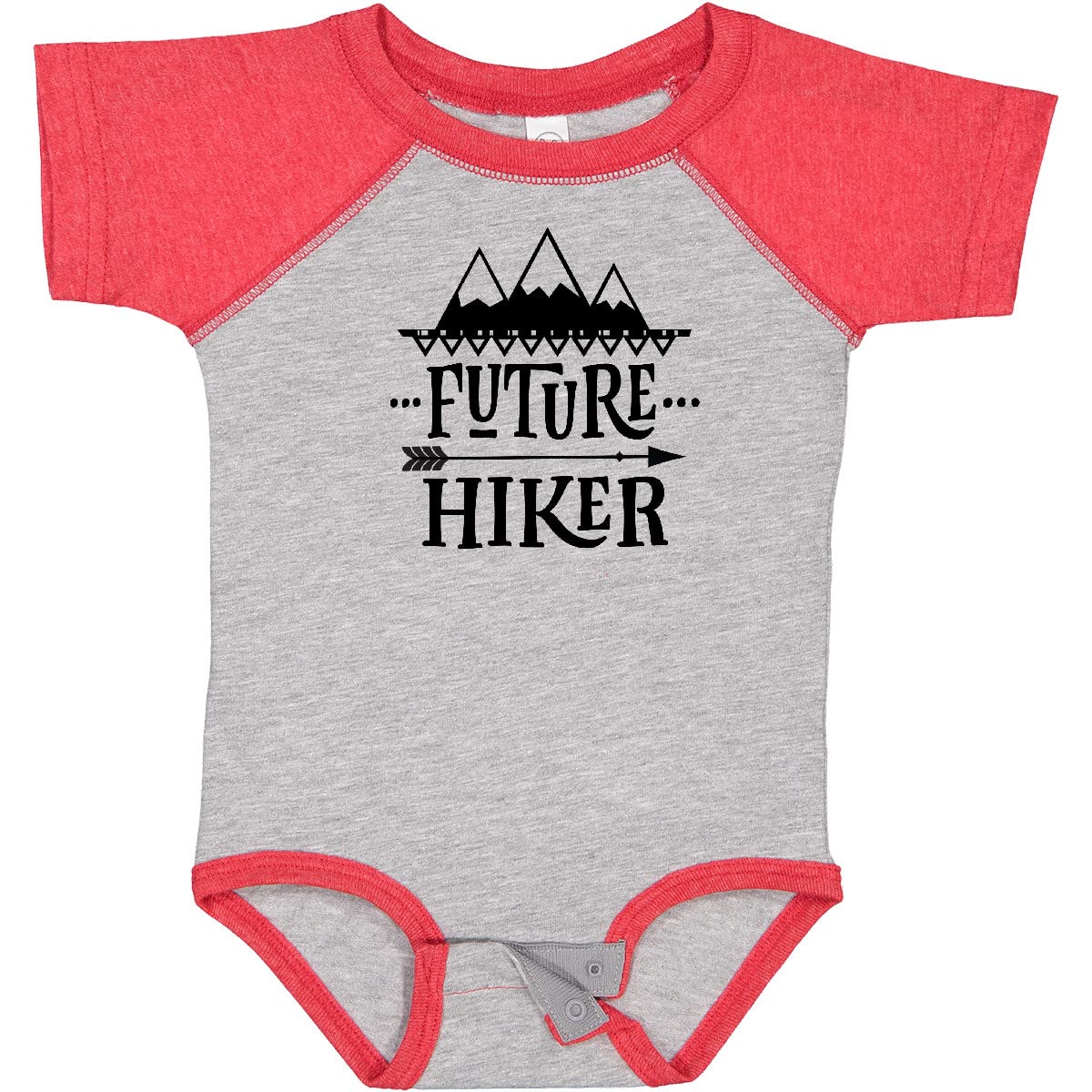 Inktastic Future Hiker Kids Hiking Baby Bodysuit - Cute Outdoor Adventure Onesie for Toddlers & Infants - Perfect for Camping, Hiking & Nature Exploration