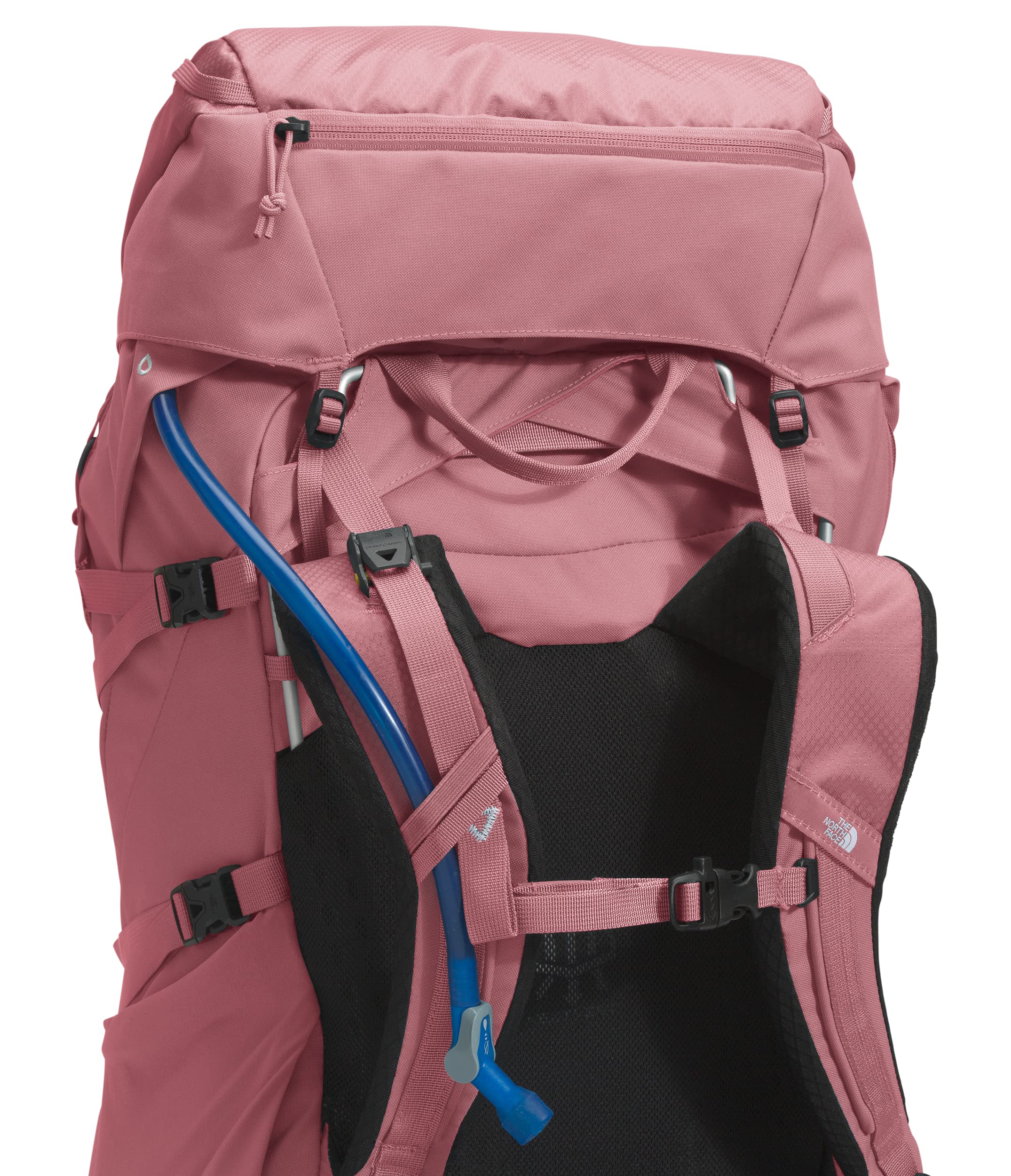 The North Face Terra 55 Women's Backpack - Lightweight Hiking Pack for Outdoor Adventures, Slate Rose/TNF Black, X-Small/Small - Perfect for Day Hikes, Camping & Travel