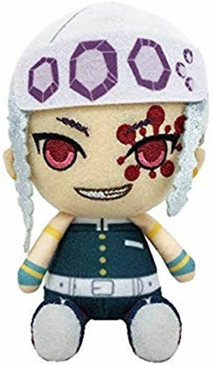 Bandai Chibi Plush Demon Slayer: Kimetsu no Yaiba Tengen Uzui Cute Anime Pillow - Perfect for Cosplay, Gift & Home Decor