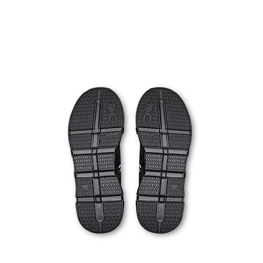 CLOUDSWIFT Kids Running Shoes - Lightweight All Black Sneakers for Boys & Girls - Comfortable Athletic Shoes for School, Sports & Outdoor Play