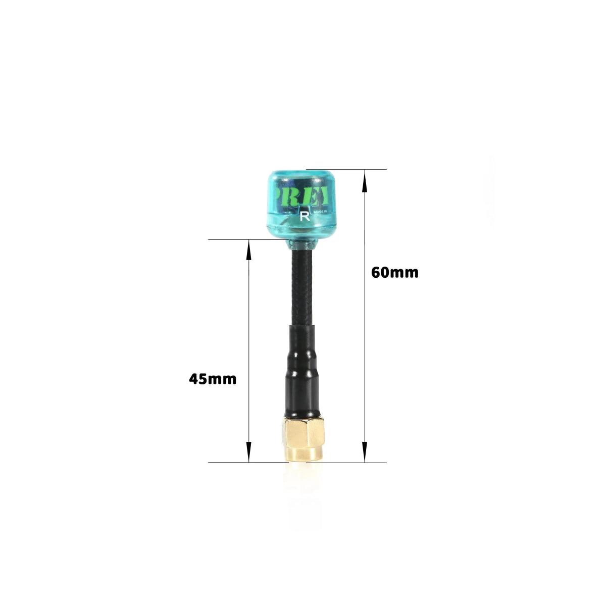 FlyFishRC Osprey 5.8GHz 60mm SMA Antenna RHCP for FPV Drones - Choose Your Color - Perfect for Racing, Freestyle, and Long-Range FPV Flying