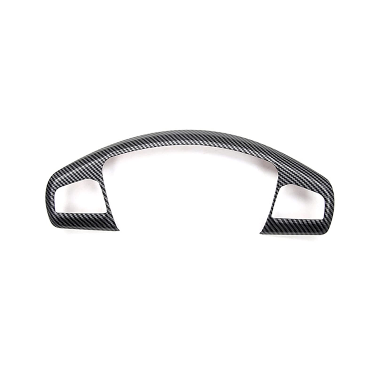 ABS Carbon Fiber Steering Wheel Cover Trim Panel Decoration Sticker - Compatible with Ford Mustang Mach-E 2021 2022 | Car Interior Accessories | Upgrade Your Ride's Style & Grip for Daily Commute & Road Trips