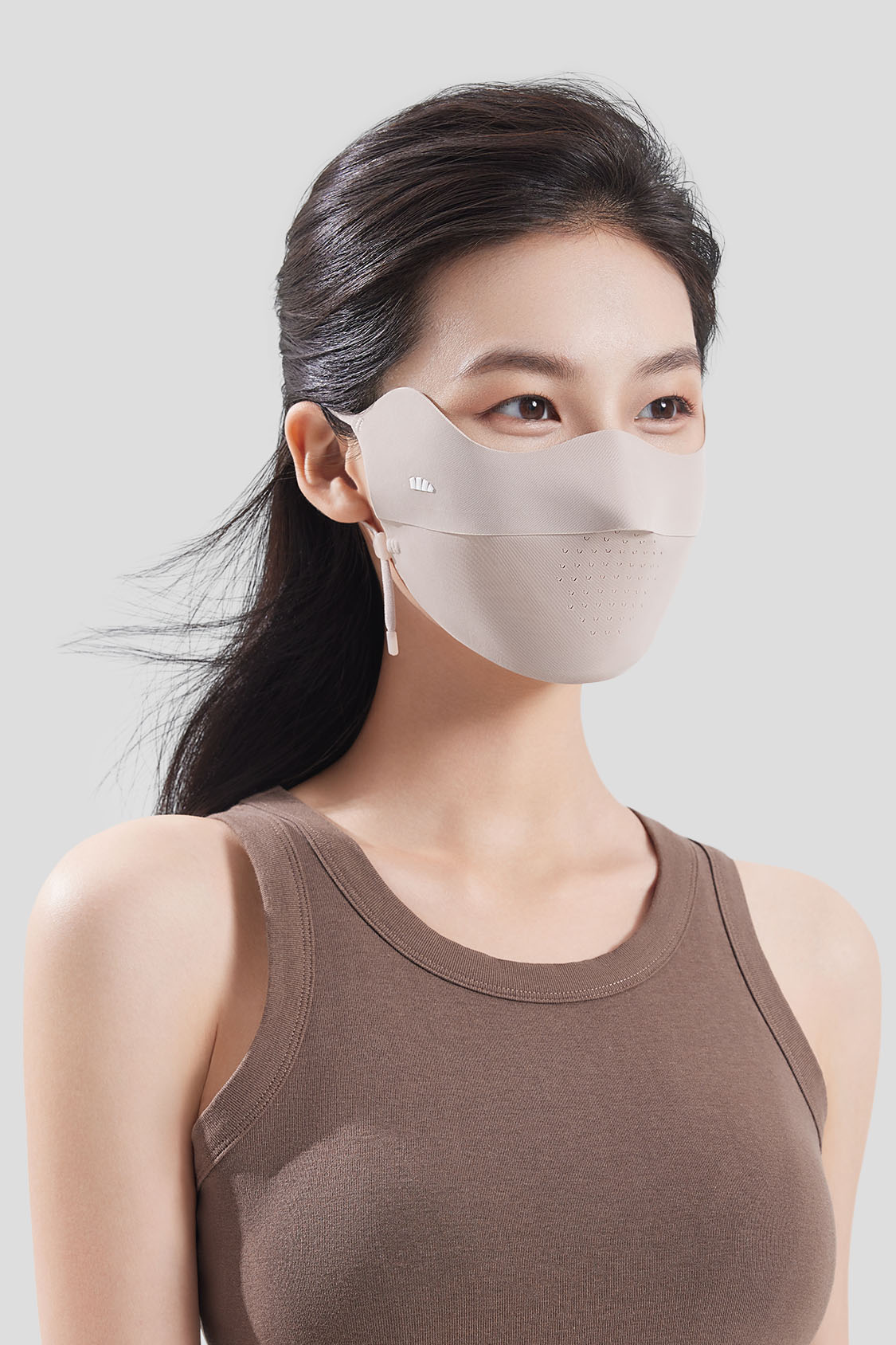 Cicda UPF50+ Women's Sun Protection Face Mask - UV Protective & Breathable for Outdoor Activities, Running, Hiking & Cycling