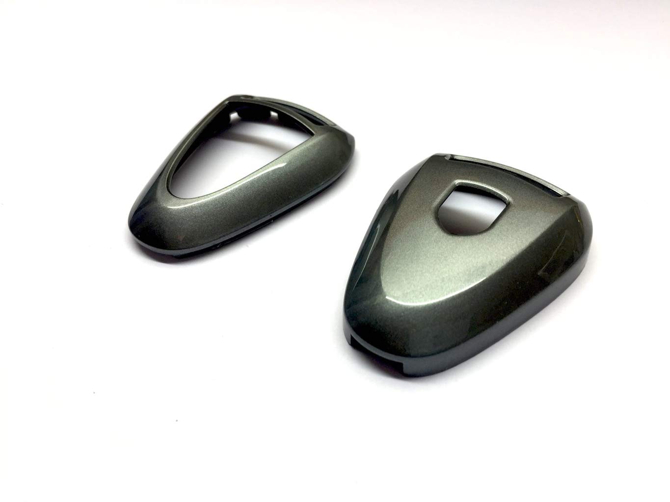 Porsche 987 997 Facelift Remote Key Cover - Gloss Grey Protective Case for Key Fob | Durable & Stylish Key Shell for Porsche 911, Boxster, Cayman | Perfect for Daily Use & Car Protection