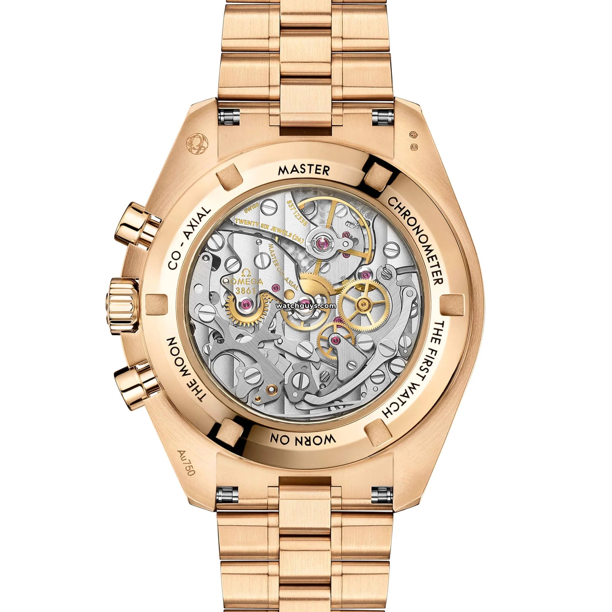 Omega Speedmaster Professional Moonwatch 18K Yellow Gold Men's Chronograph Watch 310.60.42.50.99.002 - Luxury Dress Watch for Business & Formal Occasions