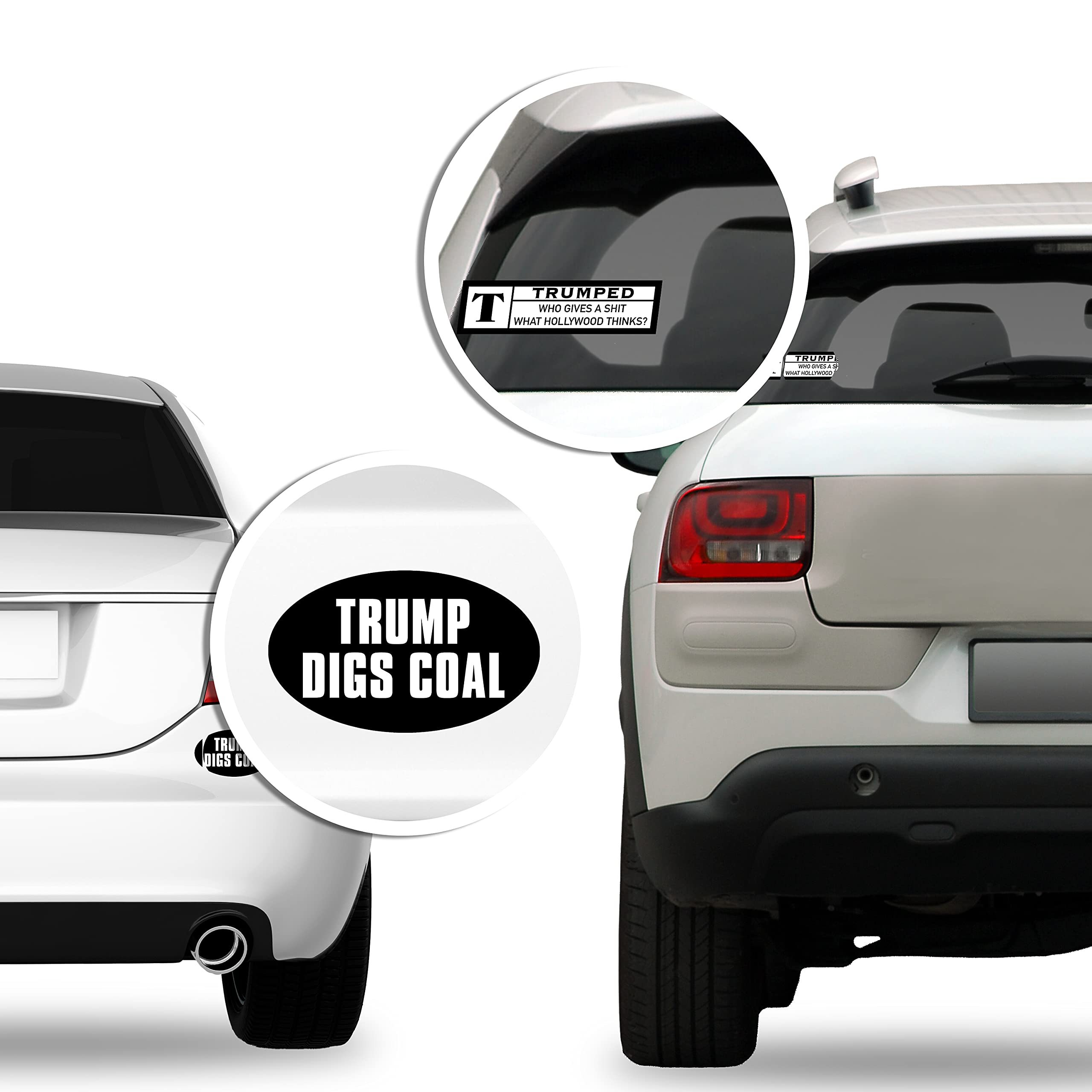 Reagan Socialism Only Works in Heaven and Hell Bumper Sticker - Funny Trump Ronald Anti AOC Bernie Pro Conservative Vinyl Decal for Car & Truck (3x9 Inch) - Perfect for Political Supporters, Car Enthusiasts & Conservative Events
