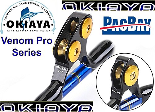 Premium Carbon Fiber 6FT Venom PRO Series Fishing Rod (80-130LB) with PAC Bay Guides - Compatible with Penn & Shimano Reels - Ideal for Offshore Fishing, Big Game Tournaments & Saltwater Angling