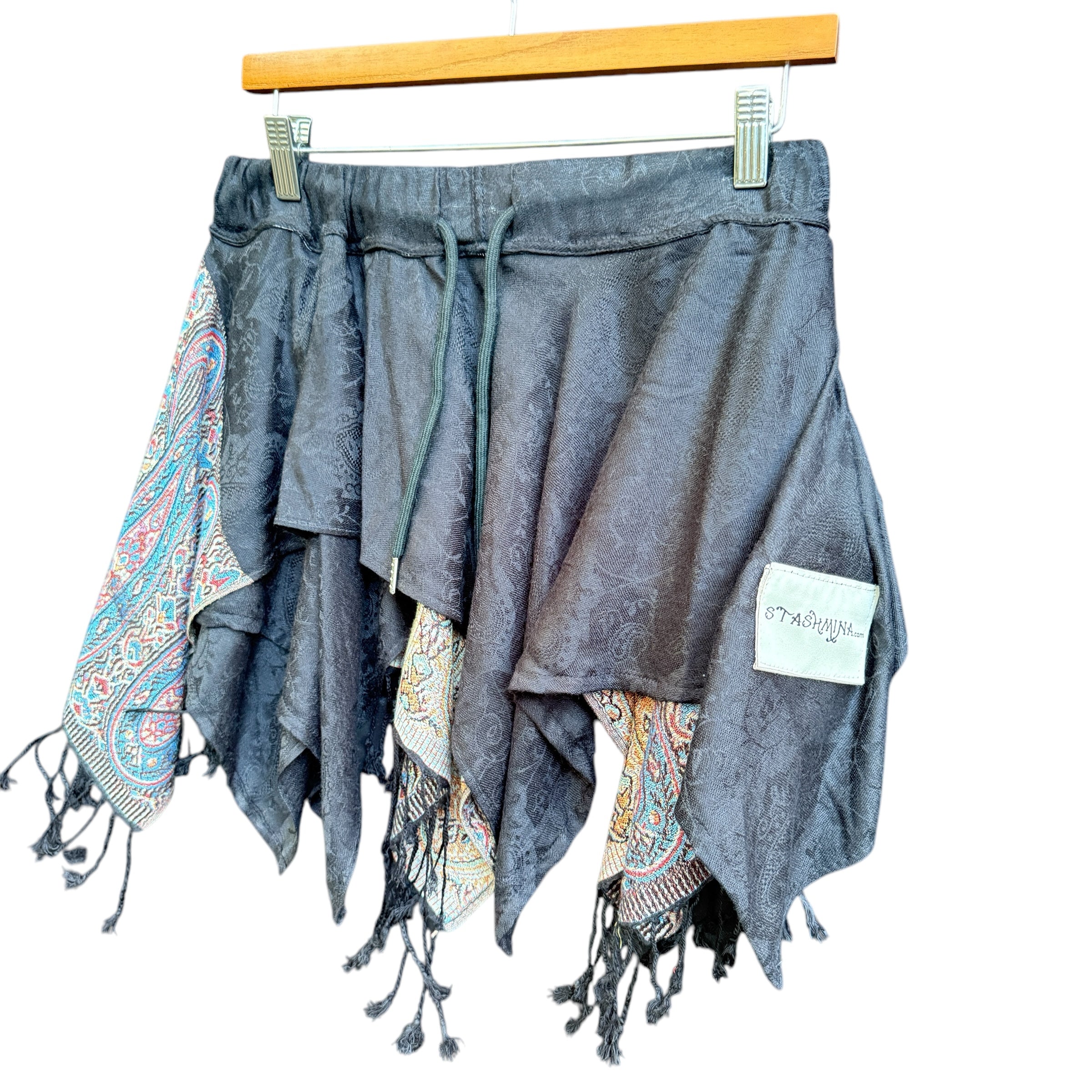 FAIRY PASH SKIRT - Unique Black Flowy Maxi Skirt for Women | Boho Chic Summer Dress | Perfect for Beach, Vacation & Festival Outfits