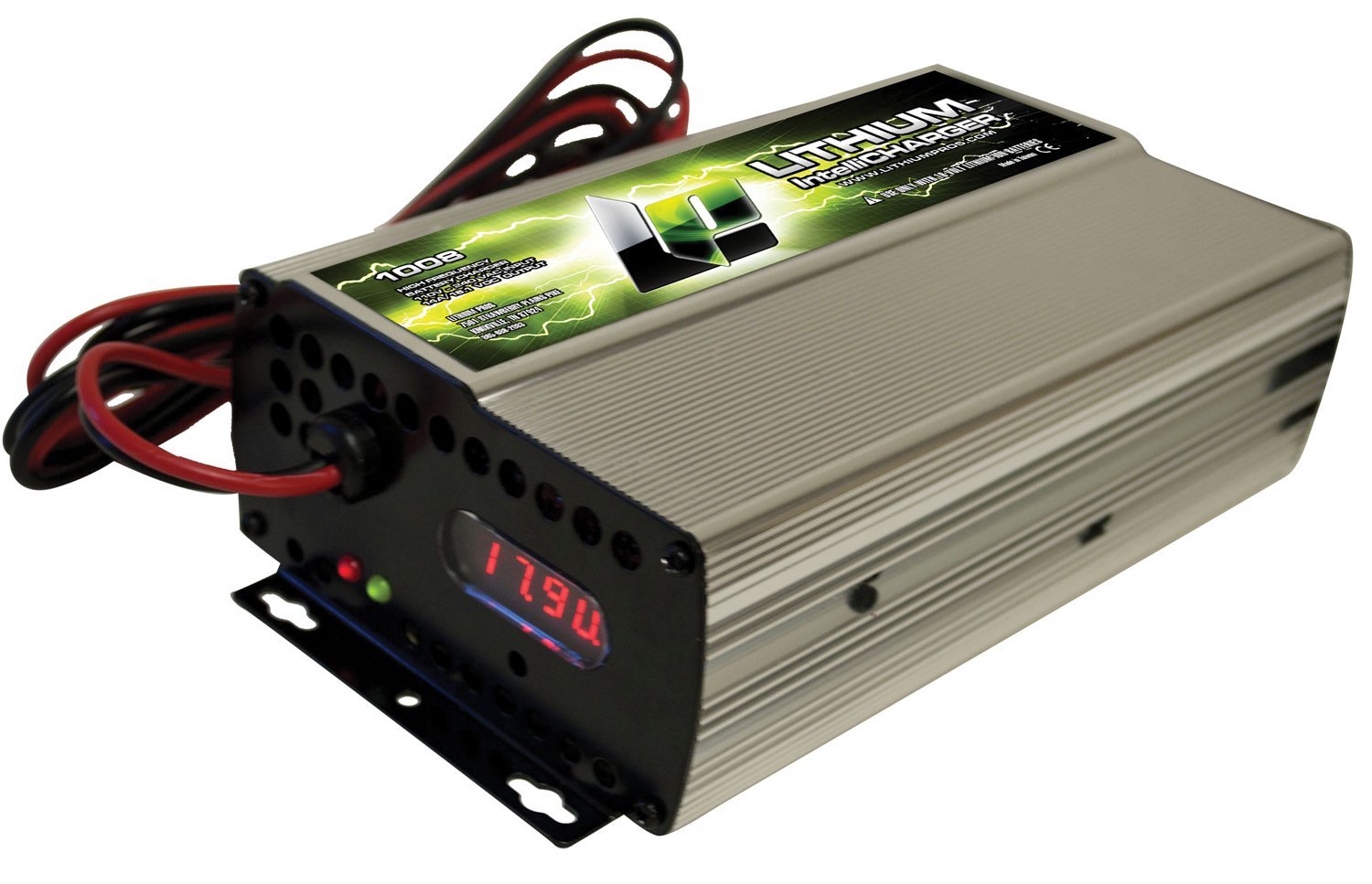 Lithium Pros 1008 16V Smart Fast Charger for Lithium Batteries - Perfect for Electric Bikes, Scooters, and Power Tools Charging
