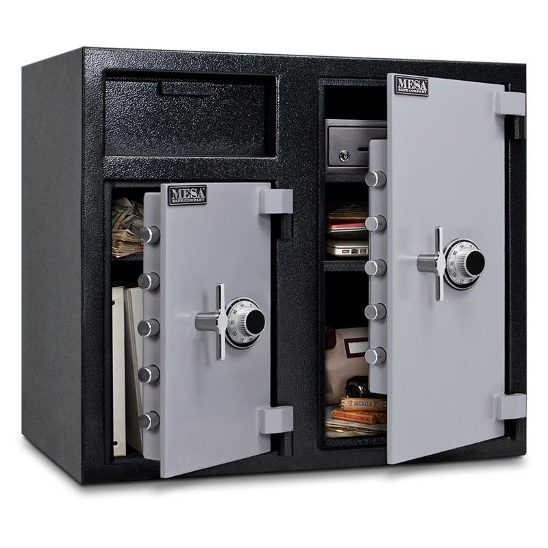 Mesa MFL2731CC High Security Depository Safe with Combination Lock - Ideal for Home, Office & Retail Cash Storage