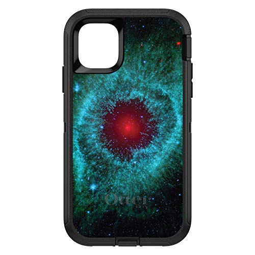 Blue Teal Black Helix Nebula On Black Case