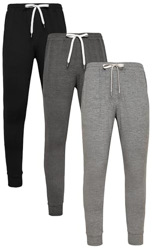 Black/Charcoal Heather Gray/Heather Gray (3-pack)