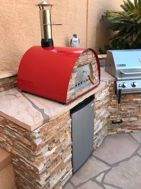 Maximus Red Portable Pizza Oven - Best Seller for Outdoor Cooking, Camping, and Backyard Parties