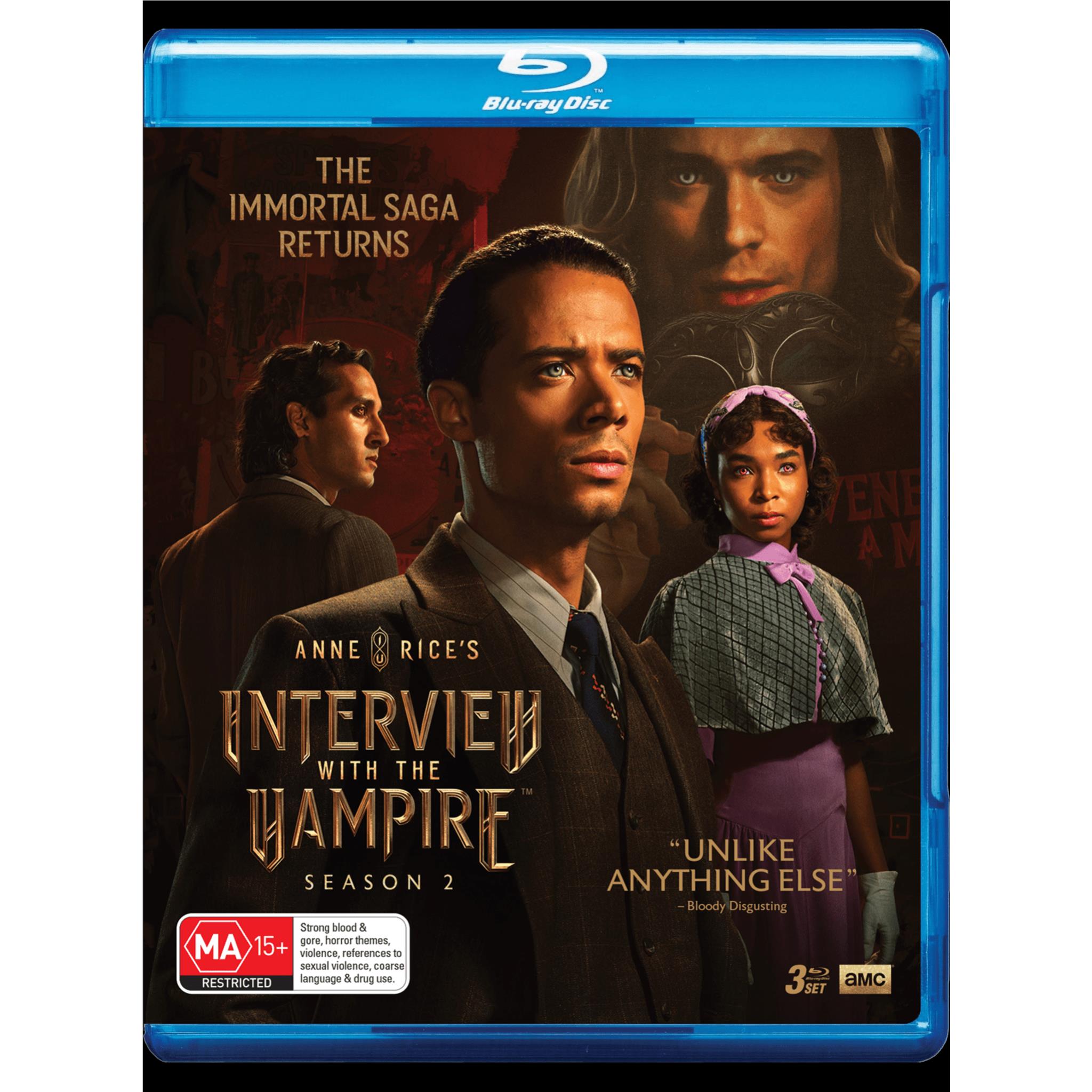 Anne Rice's Interview With The Vampire Season 2 DVD | Vampire Drama Series | Gothic Horror TV Show | Perfect for Halloween Binge-Watching & Vampire Fiction Fans
