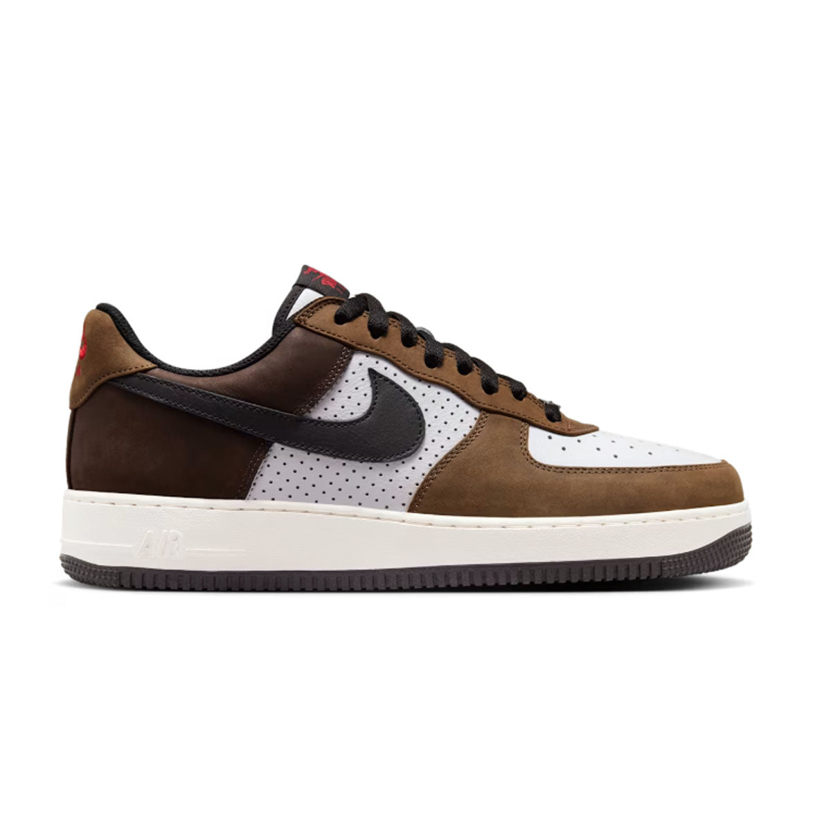 Nike Air Force 1 Low Retro 'White Baroque Brown' - Classic Sneakers for Men & Women | Casual Streetwear & Basketball Lifestyle Shoes