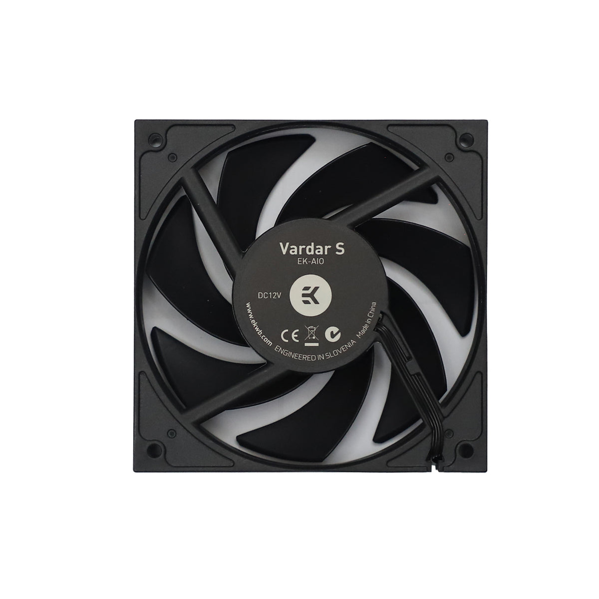 EK Vardar S 120mm 4-Pin PWM High-Performance PC Case Fan - Perfect for Gaming PCs, Workstations & PC Cooling Systems