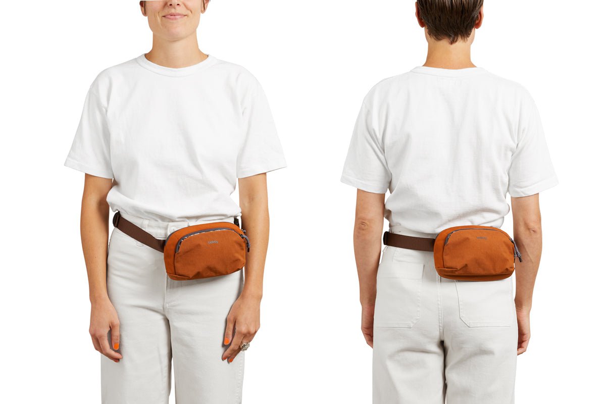 Bellroy Venture Hip Pack 1.5L - Water-Resistant Waist Bag for Travel, Hiking & Everyday Use - Compact Crossbody Fanny Pack with Adjustable Strap (Black)