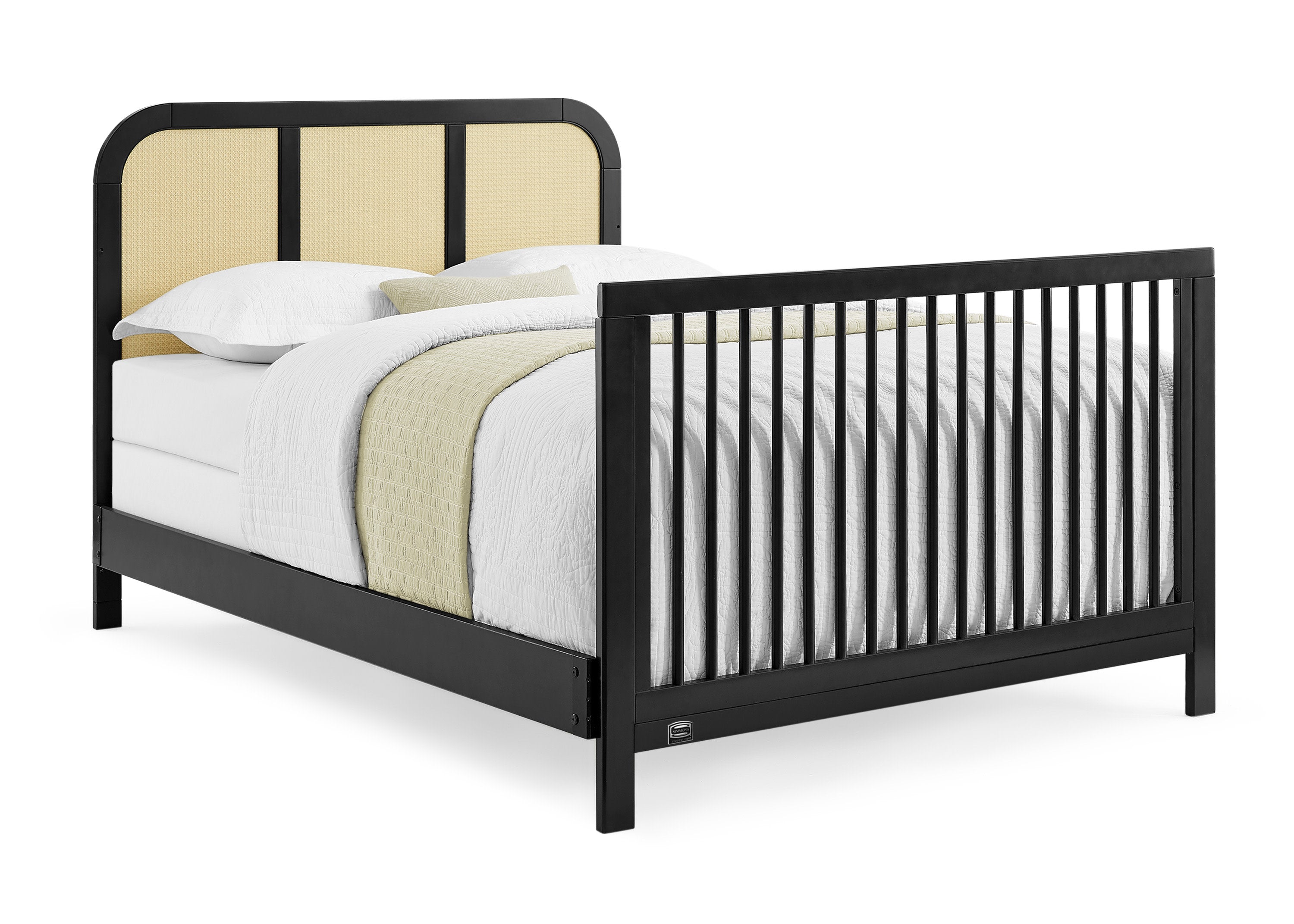 Theo 6-in-1 Convertible Baby Crib - Toddler Bed, Daybed & Full Size Bed | Nursery Furniture for Boys & Girls | Perfect for Newborns to Teens