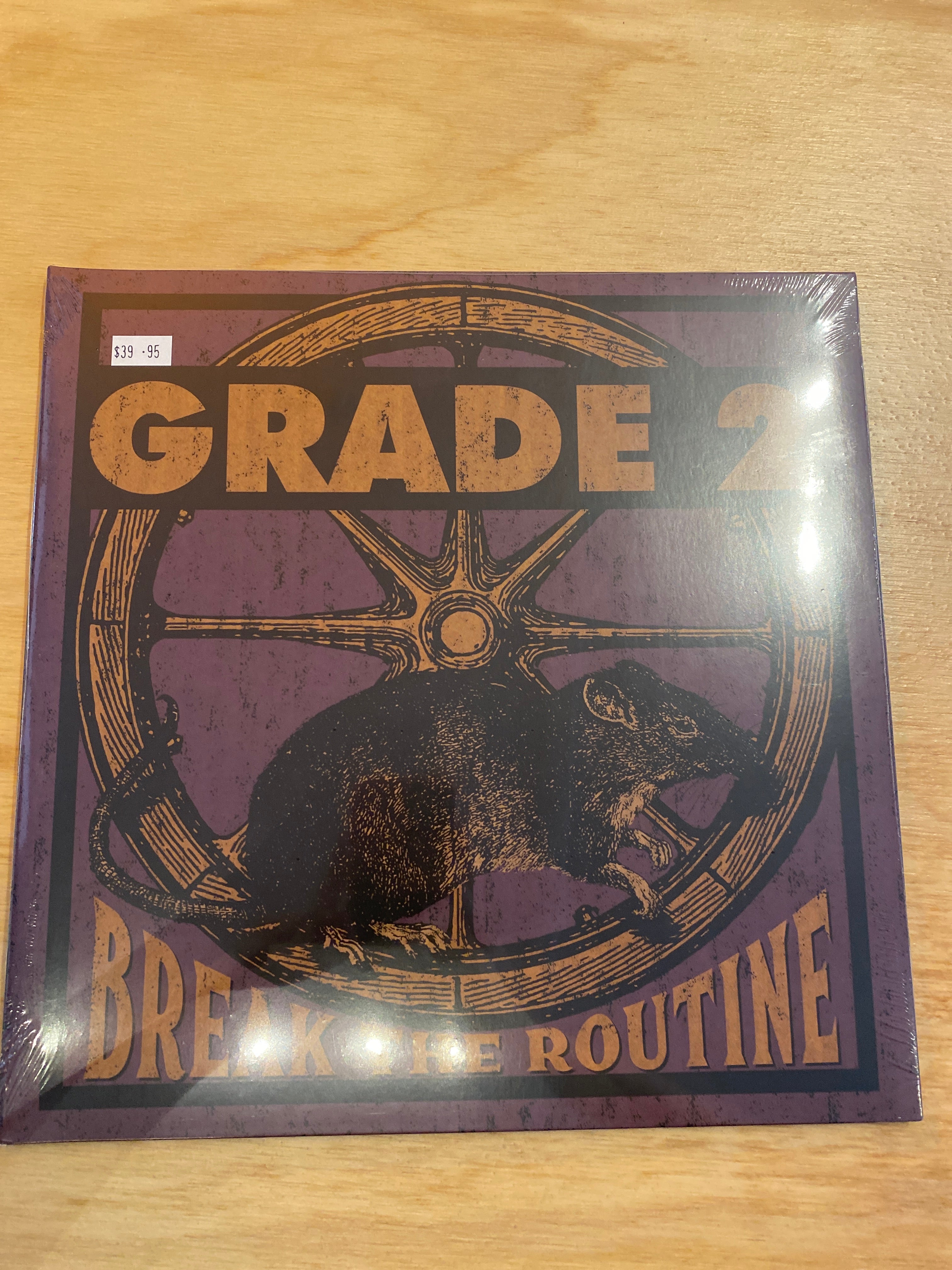 Grade 2 Break the Routine Vinyl LP Record | Punk Rock Music Album for Collectors & Music Lovers | Perfect for Home Listening, Gifts & Vinyl Collections