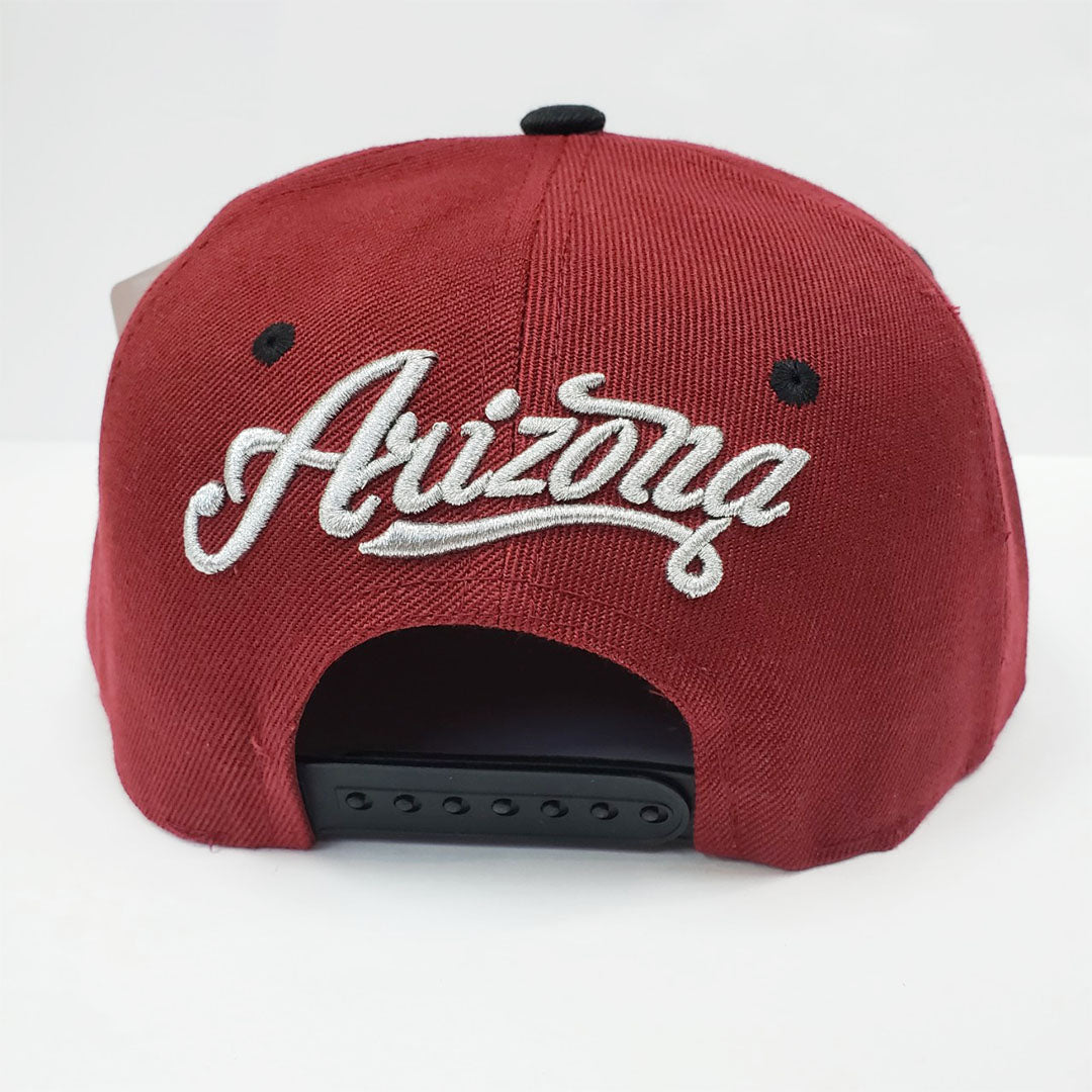 Arizona Cardinals Phoenix Snapback Hat for Men & Women - Adjustable Burgundy Baseball Cap for Football Fans - Perfect for Games, Tailgating & Outdoor Activities